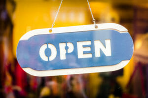 Open sign Open sign