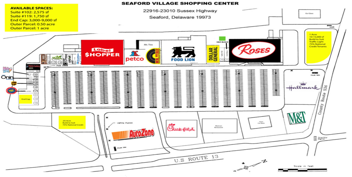 Space for Lease in Seaford, DE Tomarchio Enterprises